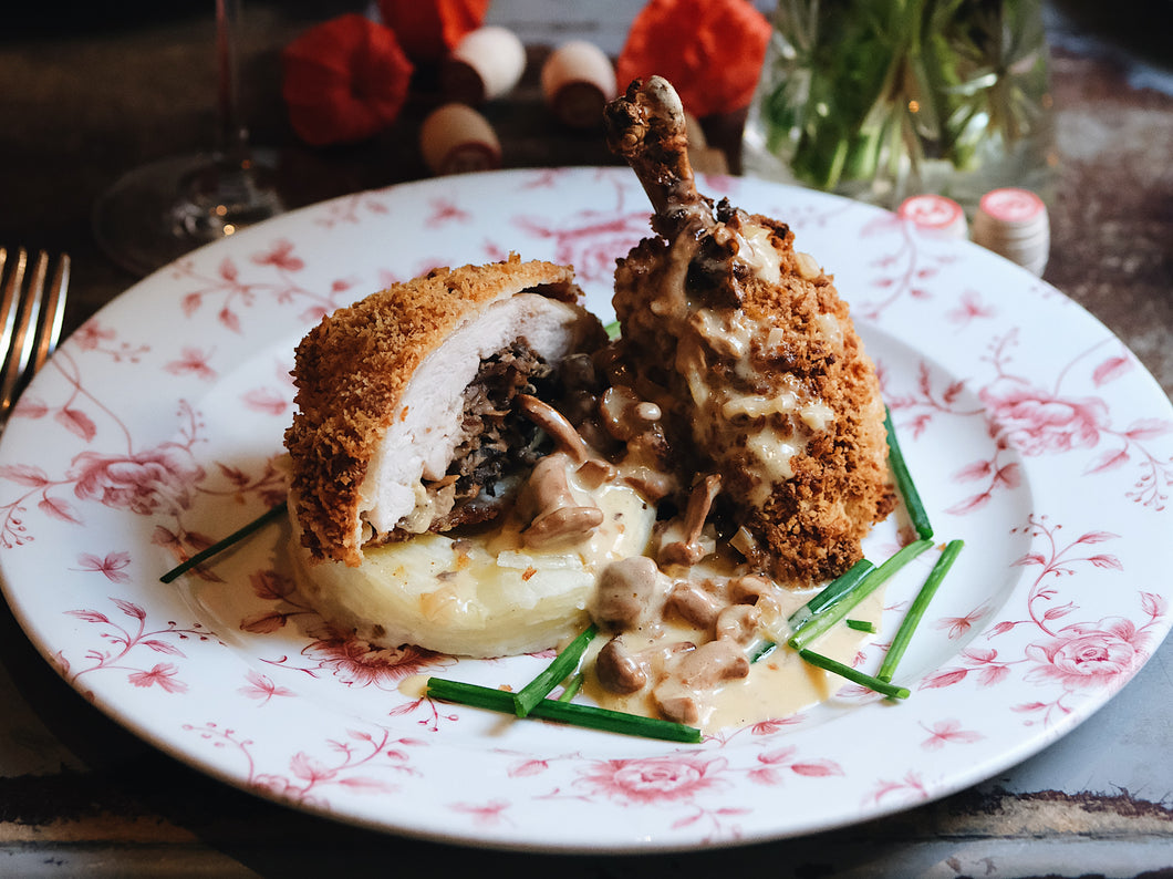 Mushroom Chicken Kiev