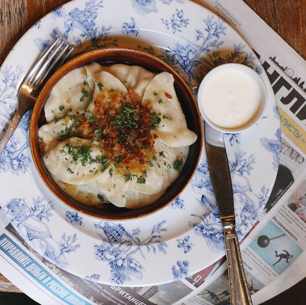 Vareniki with Potatoes and Mushrooms 1kg (frozen food)